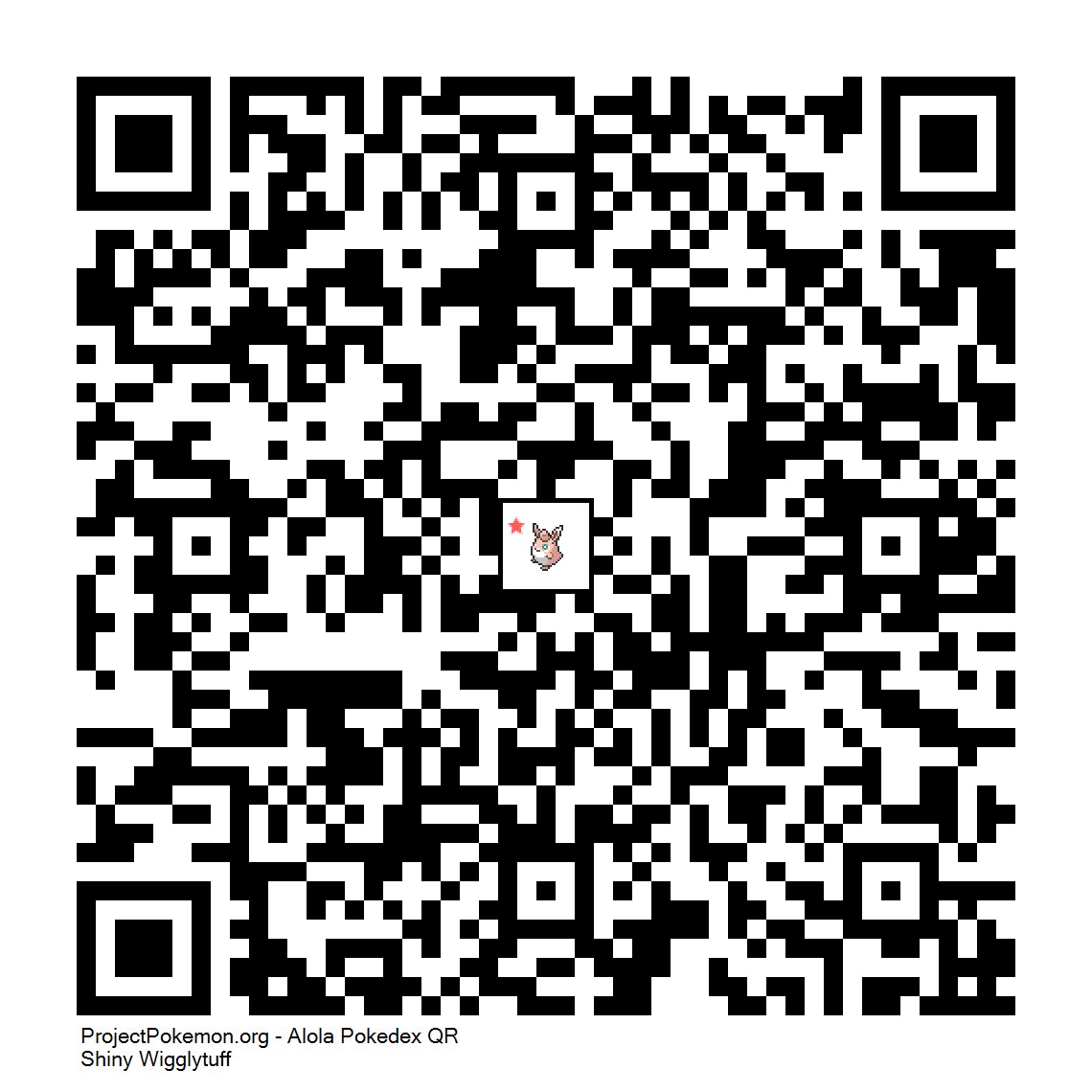 Cdigo QR de Wigglytuff variocolor